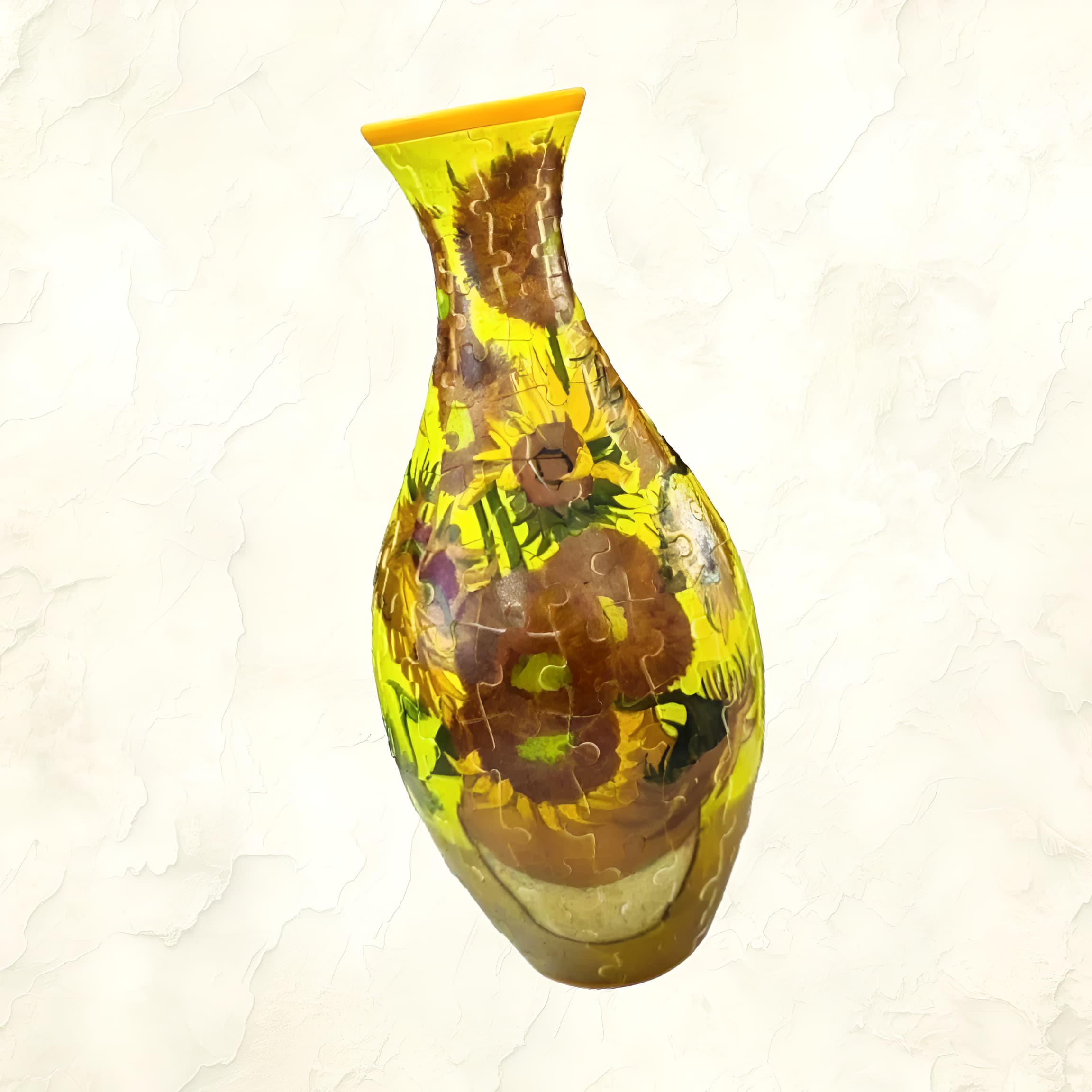 3D puzzle vase with artistic design variant sunflower