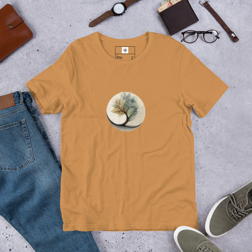 Harmoy Tree design on toast Unisex Staple T-Shirt Bella + Canvas 3001