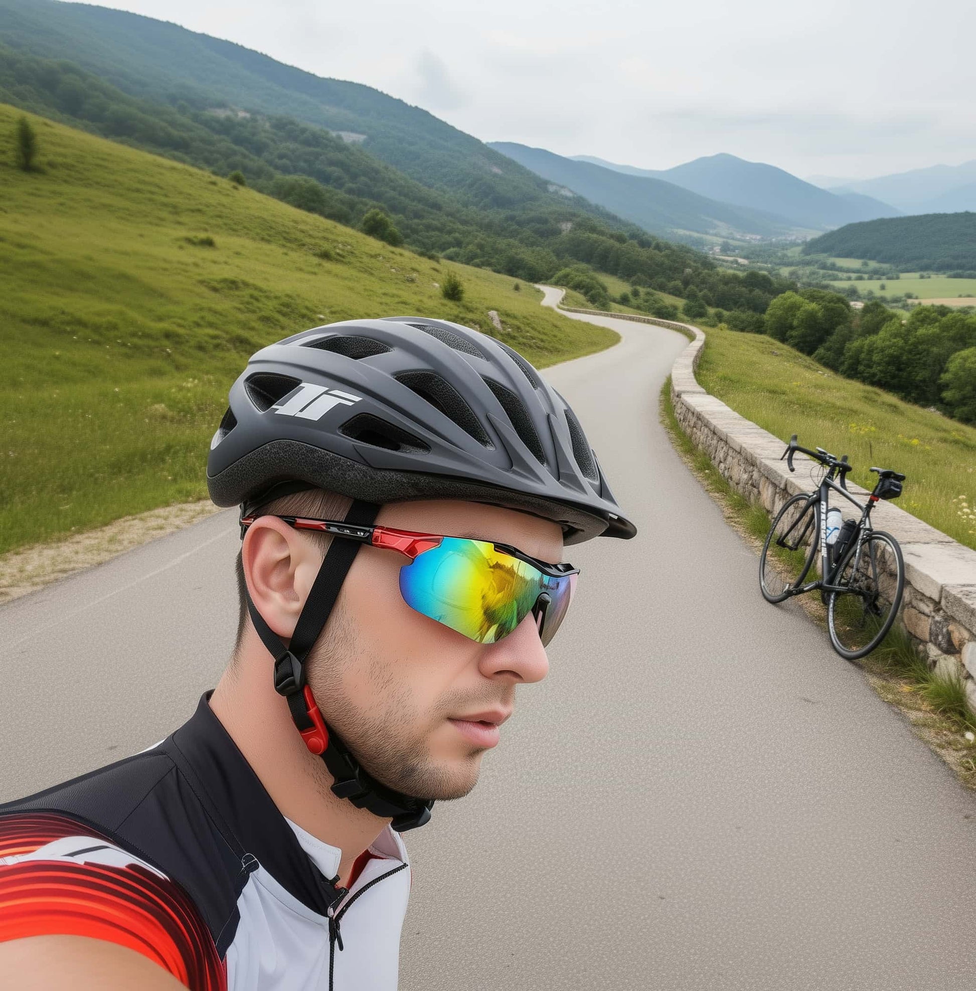 WEST BIKING cycling glasses with carrying case and straps